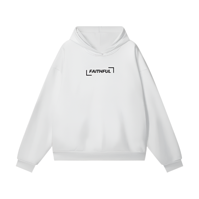 Christian,APPAREL,Faithful,Hoodie,Clothing,White