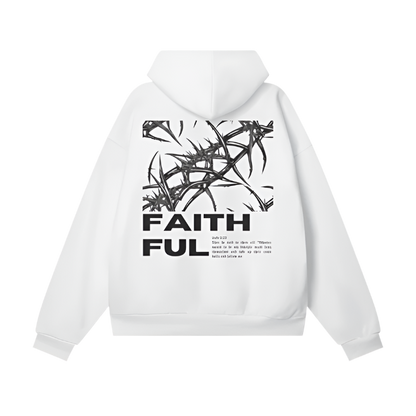 Christian,APPAREL,Faithful,Hoodie,Clothing,White