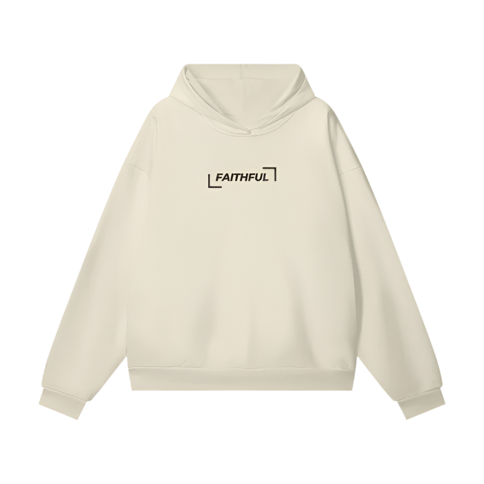 Christian,Apparel,Faithful,Clothing,Hoodie,Bone