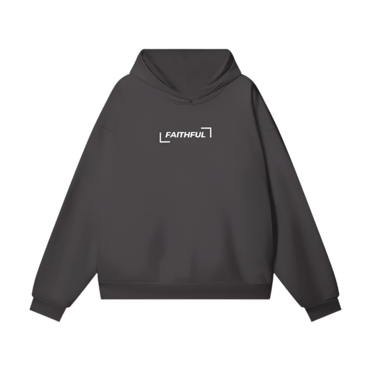 Christian,Apparel,Faithful,Hoodie,Clothing,Charcoal